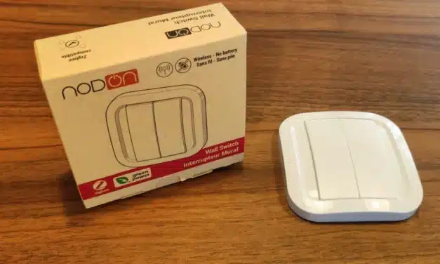 Découverte de l’interrupteur sans fil sans pile Zigbee NodOn