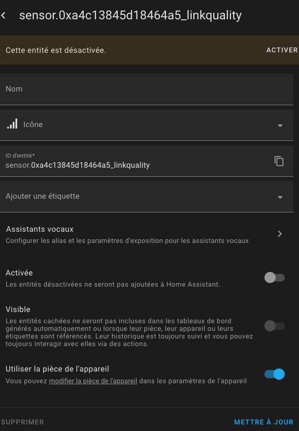 Comprendre et historiser les LQI de vos appareils connectés : Zigbee2MQTT et Home Assistant 