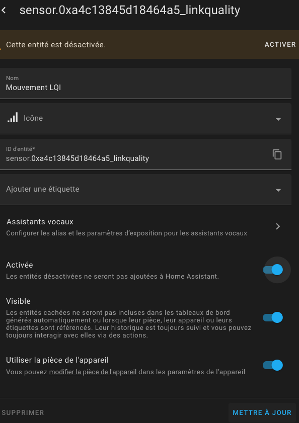 Comprendre et historiser les LQI de vos appareils connectés : Zigbee2MQTT et Home Assistant 