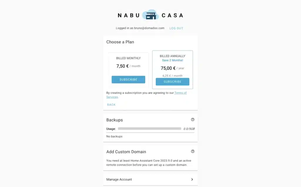 Utilisez Home Assistant avec Alexa (via Cloud Nabu Casa)