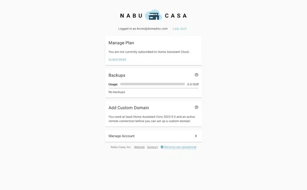 Utilisez Home Assistant avec Alexa (via Cloud Nabu Casa)