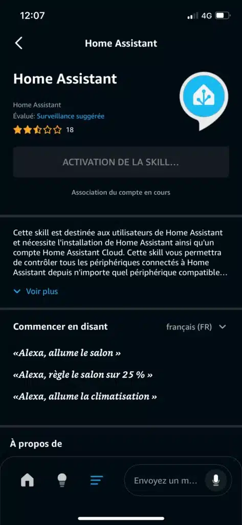 Utilisez Home Assistant avec Alexa (via Cloud Nabu Casa)