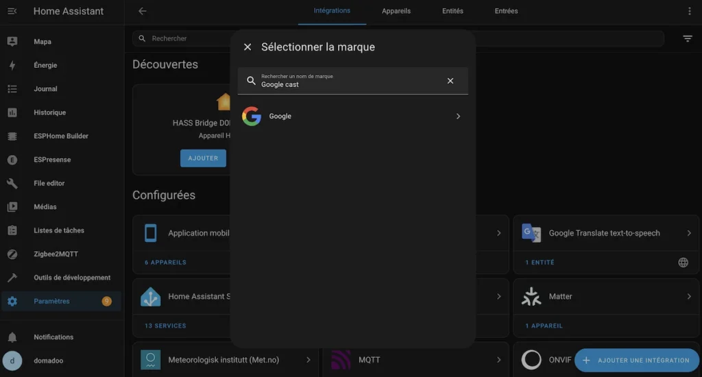 Comment utiliser Home Assistant avec Google Home (via le cloud de Nabu Casa)