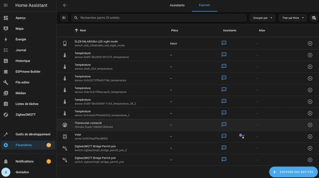 Comment utiliser Home Assistant avec Google Home (via le cloud de Nabu Casa)