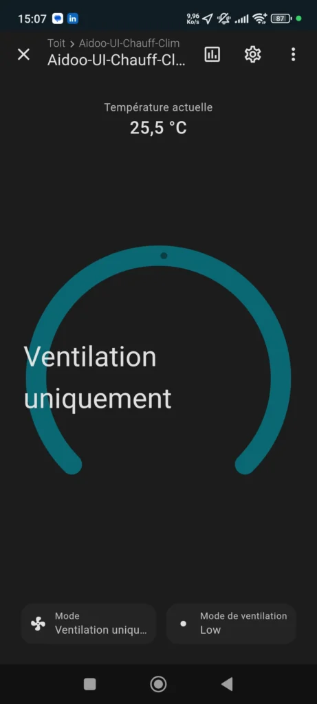 App HA Airzone Aidoo chauffage climatisation zwave 020