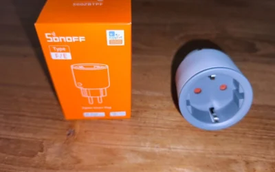 Nouvelle prise Sonoff Iplug S60ZBTPF Zigbee + mesure de consommation électrique