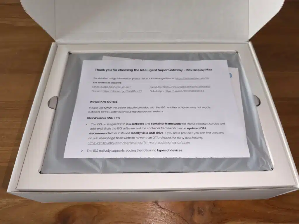 Tablette LinknLink IGS display max CPF1056 2048x1536 T006