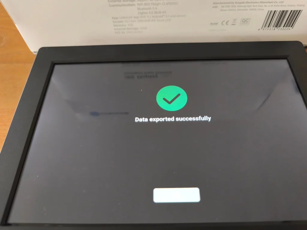 Tablette LinknLink IGS display max CPF1056 2048x1536 T085