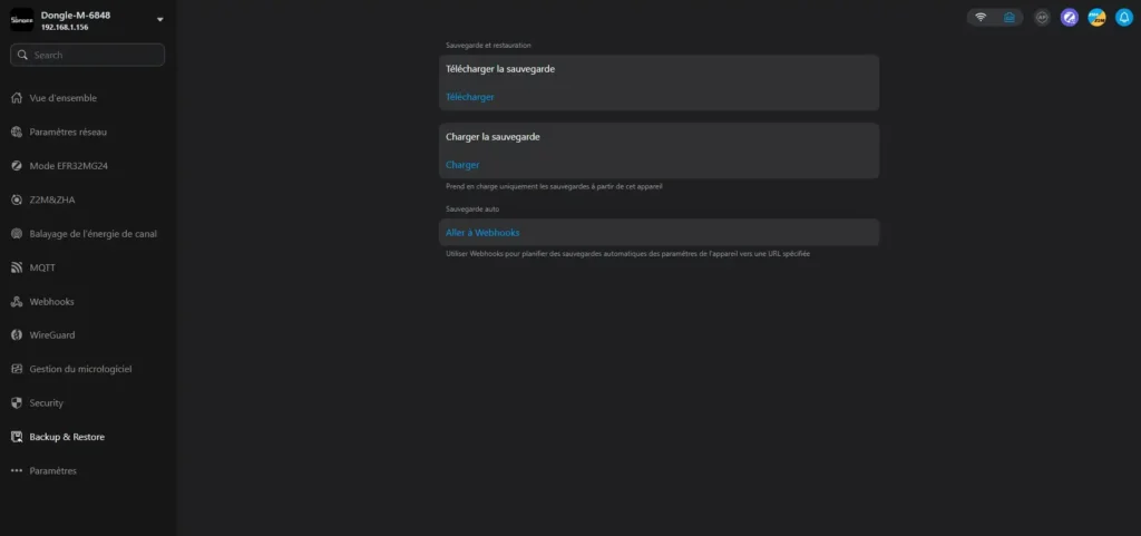 Nouveau Sonoff Dongle Max Zigbee Thread ethernet PoE DONGLE-M 50 Sonoff Dongle Max pres 028