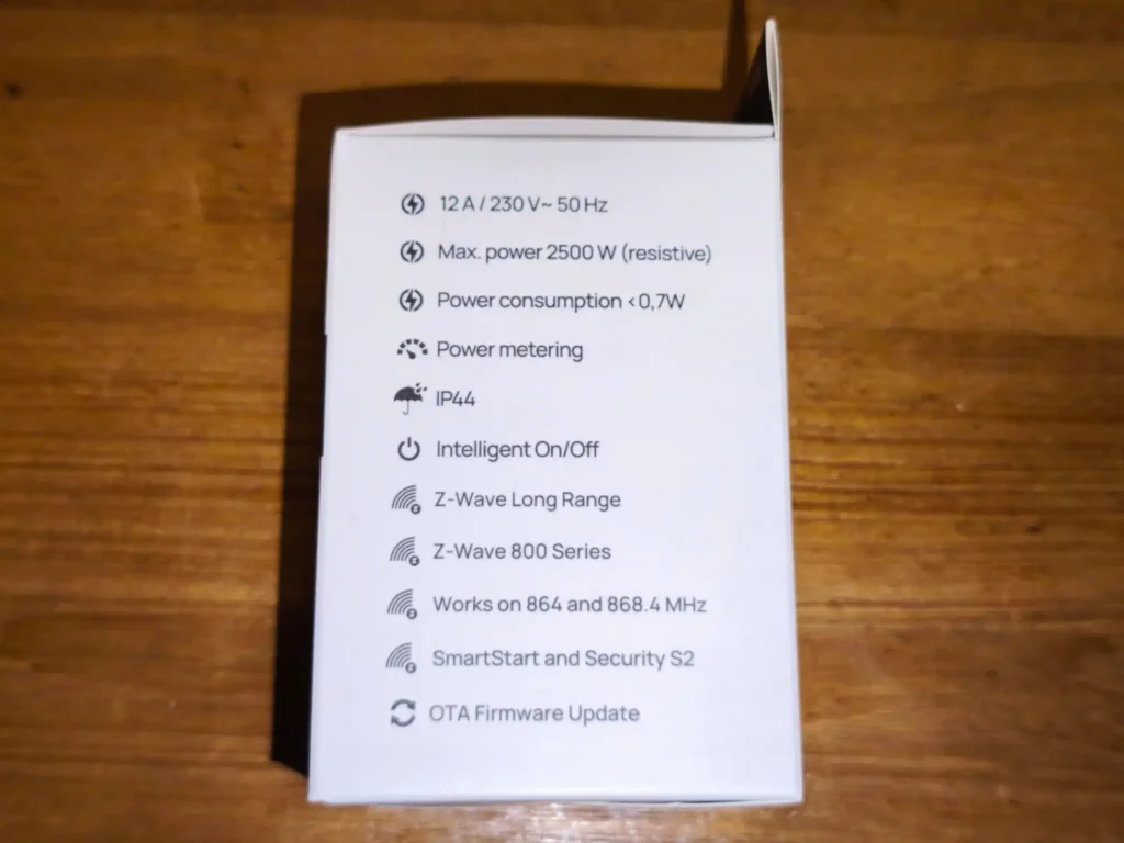 Prise Zwave 800 intelligente Shelly Outdoor Plug S Long Range 3 prise zwave800 shelly outdoor plug s eu lr 2048x1536 3