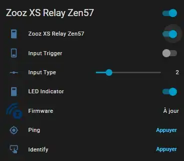 Zooz XS Relay Zen57 module On-Off Zwave800 Long Range 36 HA ZW dash 001