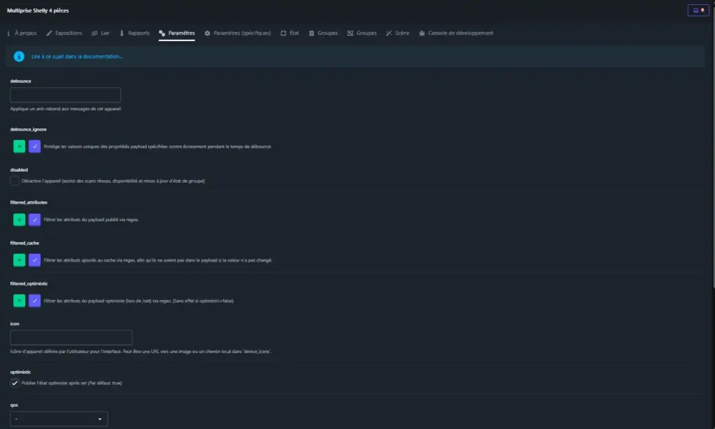 Multiprise Shelly power strip4 Gen4 Wifi Matter Zigbee 52 HA z2m inc 015a