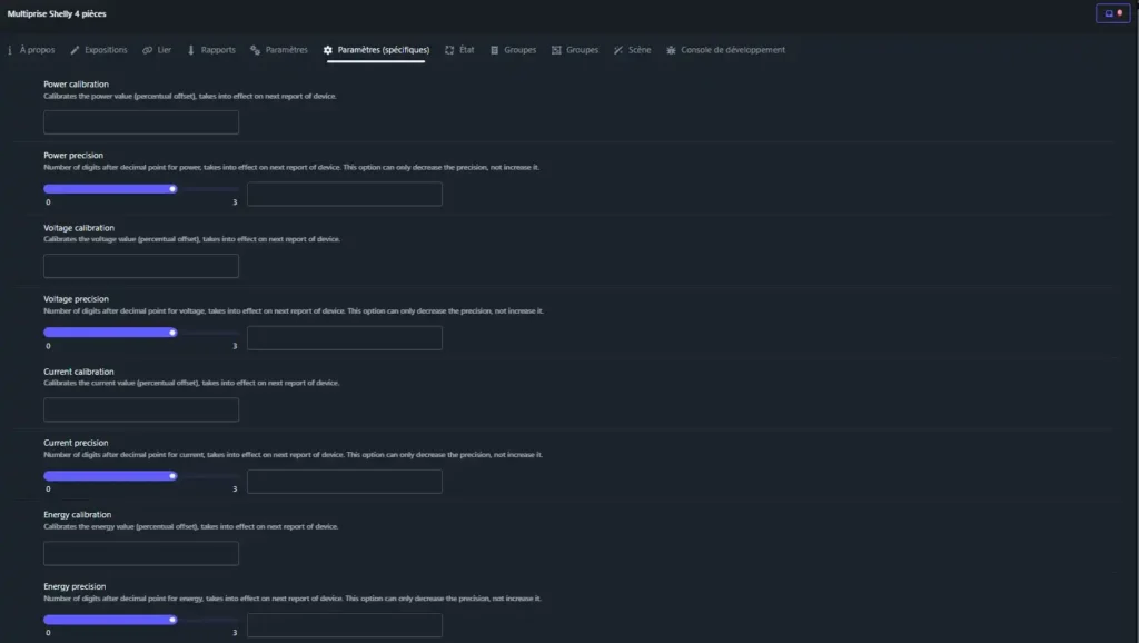 Multiprise Shelly power strip4 Gen4 Wifi Matter Zigbee 54 HA z2m inc 016a