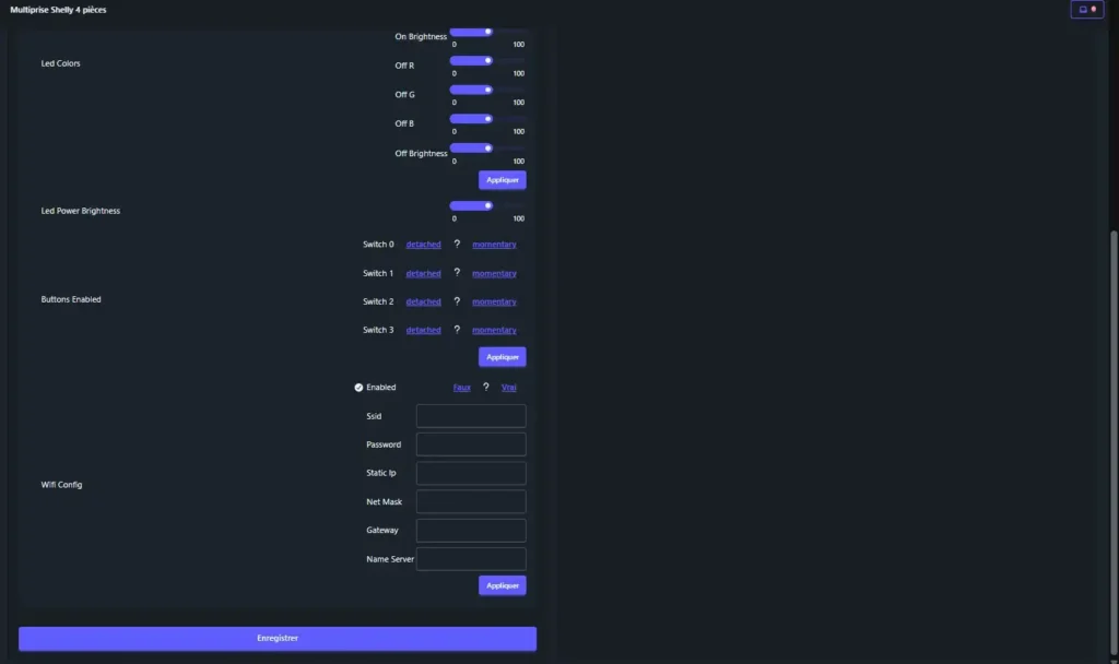 Multiprise Shelly power strip4 Gen4 Wifi Matter Zigbee 60 HA z2m inc 020b