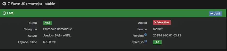 Zooz XS Relay Zen57 module On-Off Zwave800 Long Range 44 JeeZW vers 001