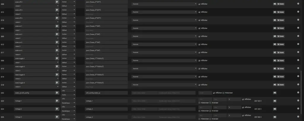 Multiprise Shelly power strip4 Gen4 Wifi Matter Zigbee 81 JeeZigbee inc 011c