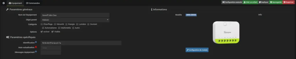 Sonoff Mini Duo module double On-Off zigbee et amplificateur 49 Jeezig inc 010