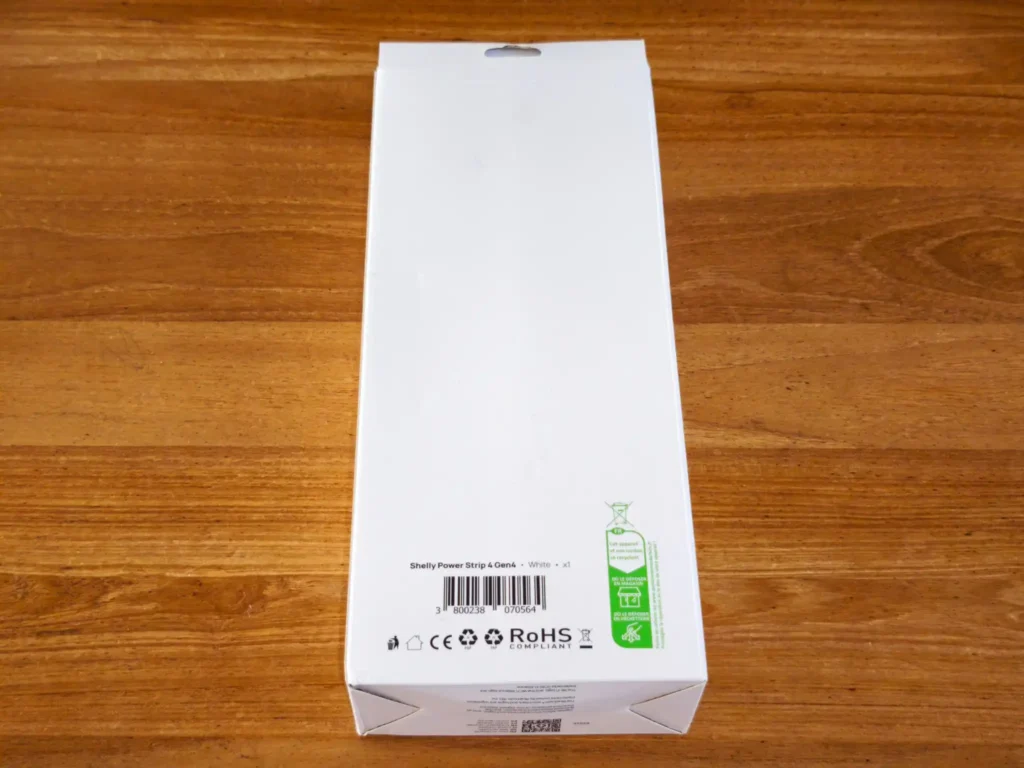 Multiprise Shelly power strip4 Gen4 Wifi Matter Zigbee 5 multiprise zigbee matter bluetooth wifi6 shelly power strip4 gen4 2048x1536 003