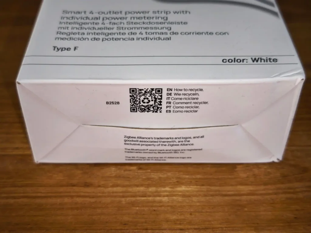 Multiprise Shelly power strip4 Gen4 Wifi Matter Zigbee 8 multiprise zigbee matter bluetooth wifi6 shelly power strip4 gen4 2048x1536 006