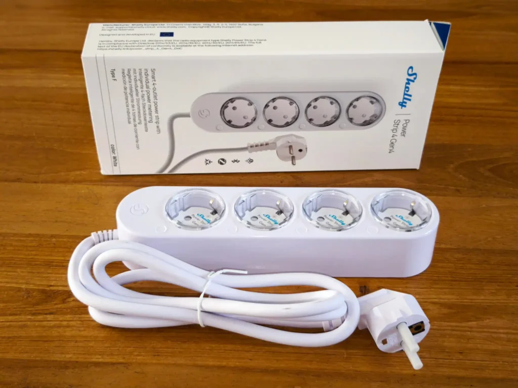 Multiprise Shelly power strip4 Gen4 Wifi Matter Zigbee 11 multiprise zigbee matter bluetooth wifi6 shelly power strip4 gen4 2048x1536 009