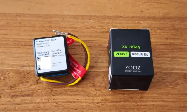 Zooz XS Relay Zen57 module On-Off Zwave800 Long Range