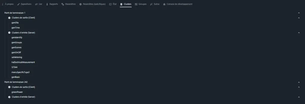 Découvrez de la prise Zigbee Nous Smart A7Z avec mesure de consommation 27 HA Z2M inc 018 1
