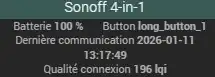 Tutoriel de la télécommande 4 boutons Sonoff ORB 4 in 1 zigbee 3.0 53 Jeezig dash 004