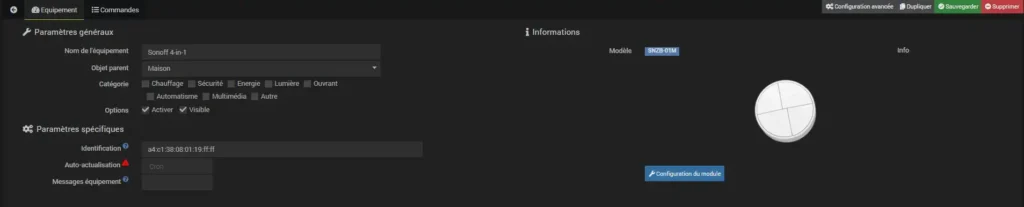 Tutoriel de la télécommande 4 boutons Sonoff ORB 4 in 1 zigbee 3.0 48 Jeezig inc 010