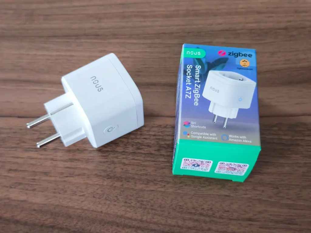 Découvrez de la prise Zigbee Nous Smart A7Z avec mesure de consommation 2 Prise Nous smart socket a7z zigbee 2048x1536 001