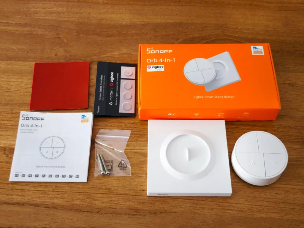 Tutoriel de la télécommande 4 boutons Sonoff ORB 4 in 1 zigbee 3.0 7 Sonoff orb 4 in 1 4 boutons zigbee 2048x1536 007