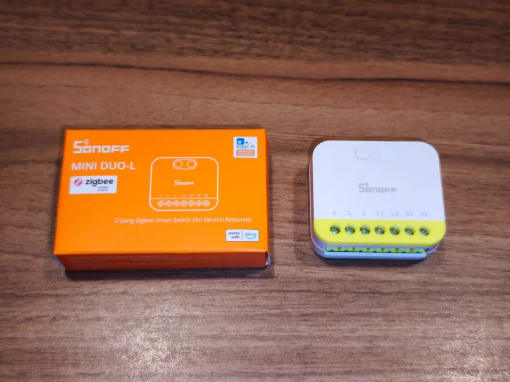 Sonoff MINI DUO-L module double sortie sans neutre Zigbee 3.0 2 Sonoff module double sans neutre - MINI DUO-L