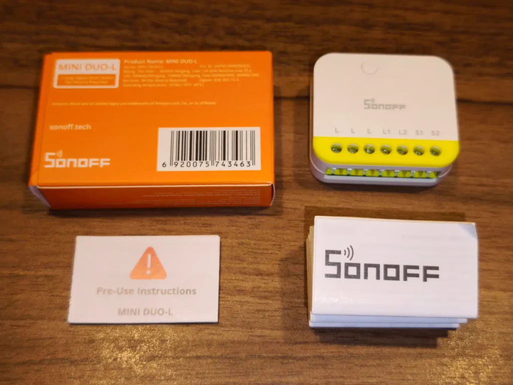 Sonoff MINI DUO-L module double sortie sans neutre Zigbee 3.0 13 Sonoff mini duo l module double sortie sans neutre zigbee 2048x1536 012