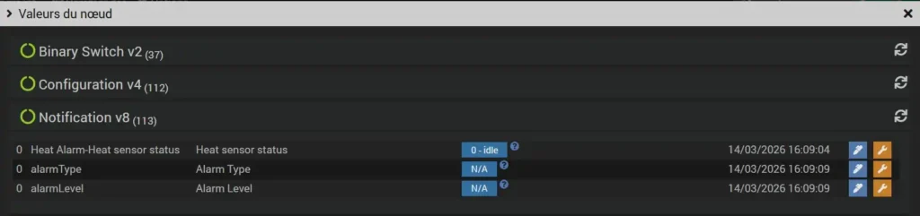 Test du module Shelly wave 1 mini ZWave Plus Long Range contact sec 45 Z Wave js inc 016