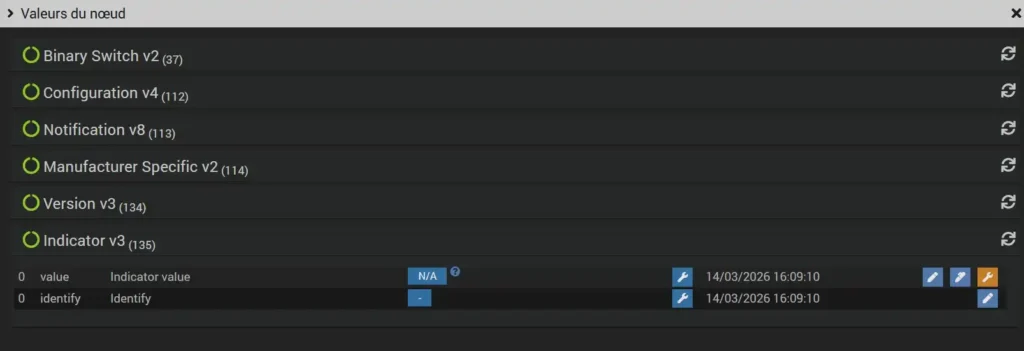 Test du module Shelly wave 1 mini ZWave Plus Long Range contact sec 48 Z Wave js inc 019