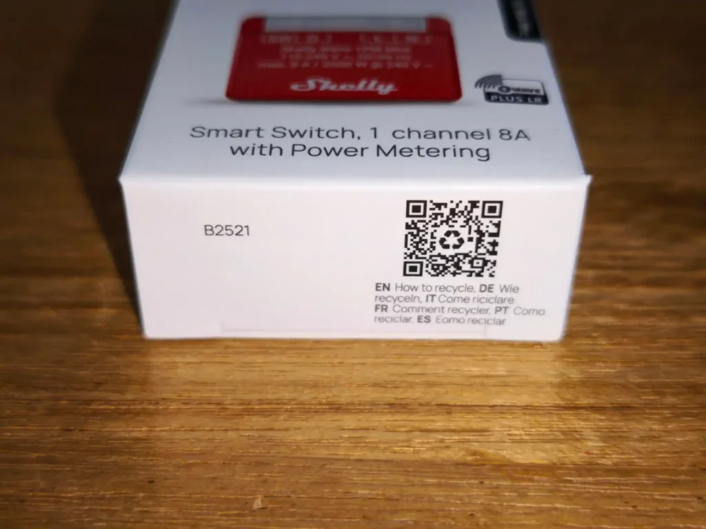 Test Shelly Wave 1PM mini ZWave Plus LR et mesure de conso 6 Shelly wave 1pm mini lr zwave plus mesure conso 2048x1536 005