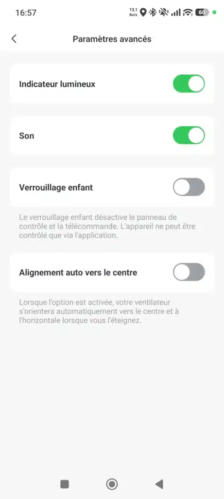 Ventilateur silencieux et intelligent sur pied Switchbot BLE 80 App switchbot ventilateur intelligent silencieux ble sur pied 025
