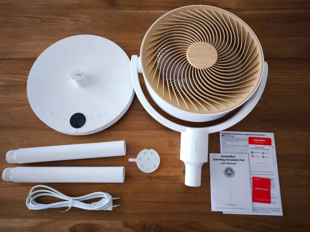 Ventilateur silencieux et intelligent sur pied Switchbot BLE 16 Switchbot - Ventilateur sur pied intelligent et silencieux