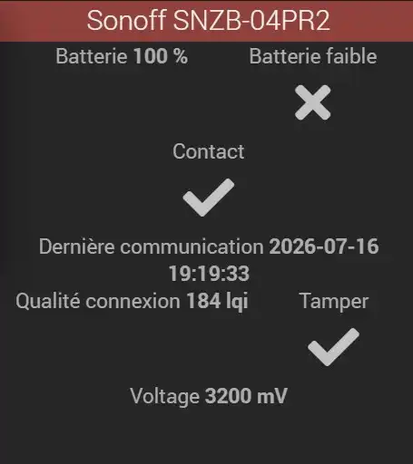 Détecteur d'ouverture Sonoff SensGuard DWGen2 SNZB-04PR2 56 Jeezig dash 010