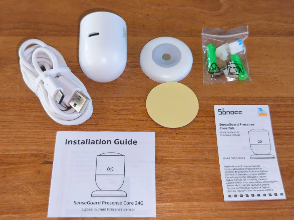 Détecteur de présence humaine Sonoff SNZB 06P24 Zigbee 18 Sonoff snzb06p24 capteur presence senseguard core 24g zigbee 2048x1536 011