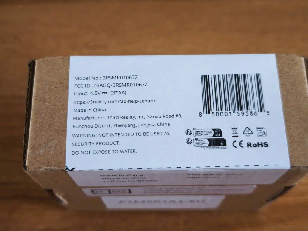 Nouveau ThridReality R1 capteur de mouvements Zigbee 3.0 9 ThirdReality capteur mouvement smart motion sensor r1 eu zigbee 2048x1536 002