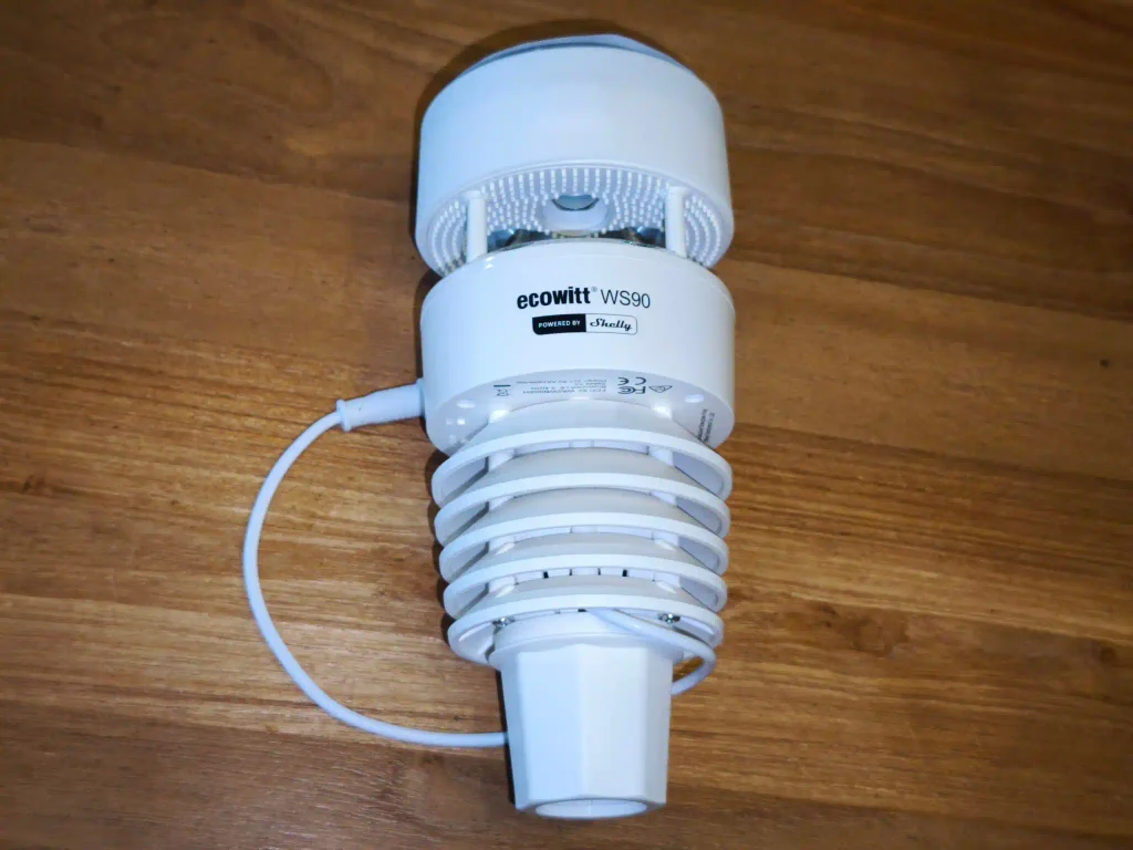 Tutoriel d'utilisation de la station météo Zigbee et Bluetooth Ecowitt WS90 par Shelly 12 1000013221