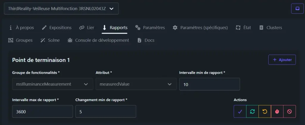 Nouvelle veilleuse Zigbee 3.0 multifonctions ThirdReality 34 HA inc 014
