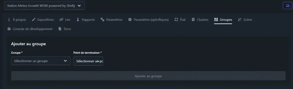 Tutoriel d'utilisation de la station météo Zigbee et Bluetooth Ecowitt WS90 par Shelly 44 HA z2m inc 019