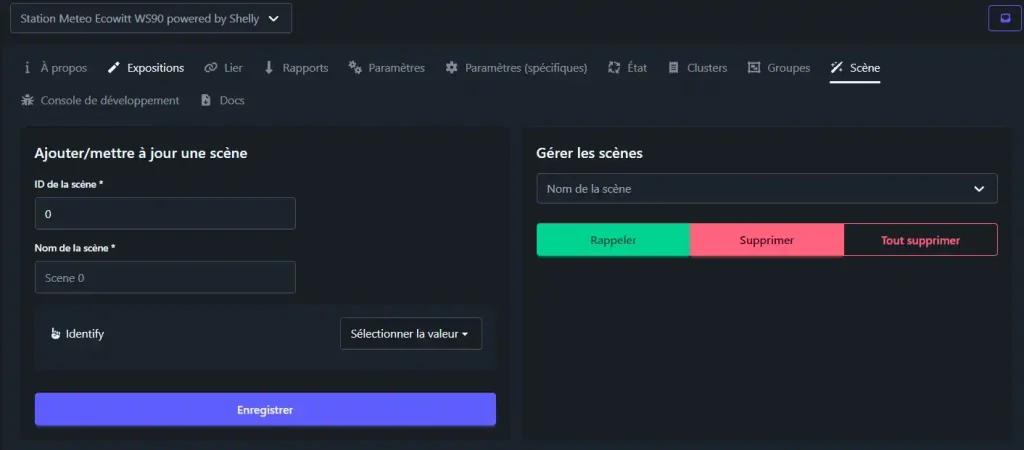 Tutoriel d'utilisation de la station météo Zigbee et Bluetooth Ecowitt WS90 par Shelly 45 HA z2m inc 020