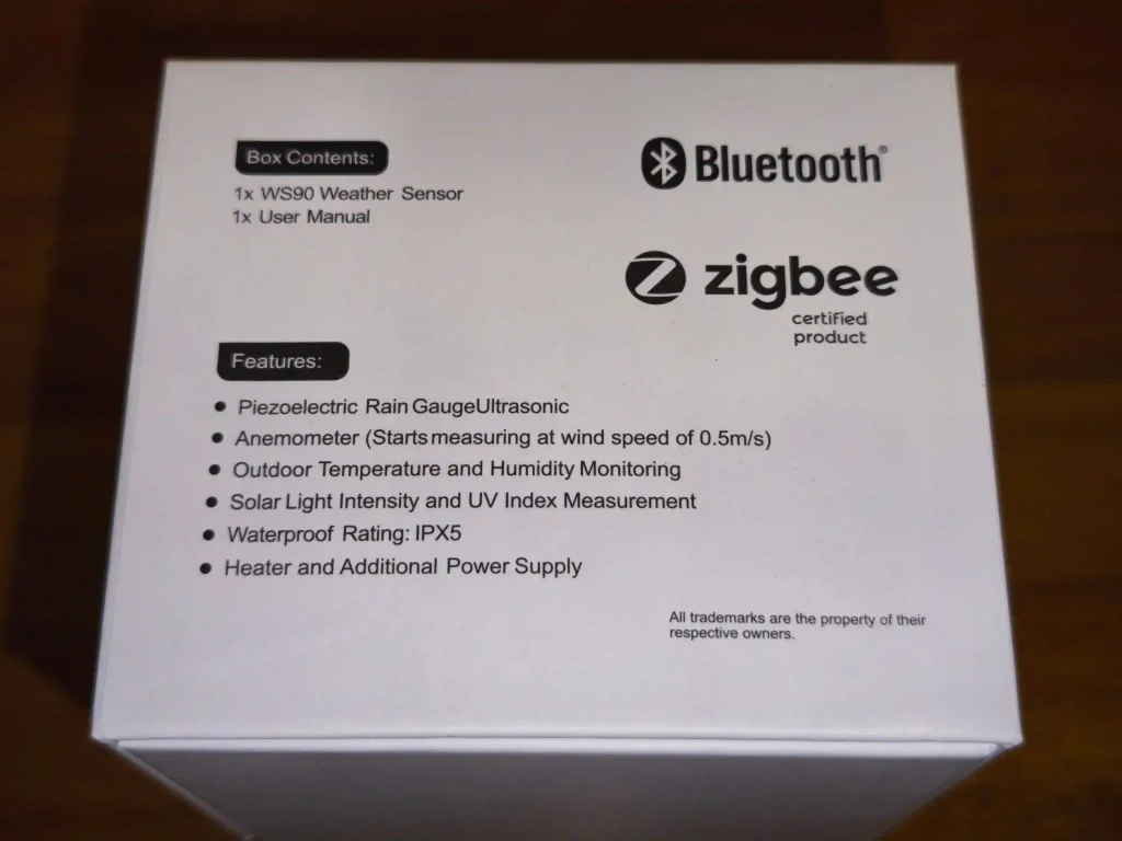 Tutoriel d'utilisation de la station météo Zigbee et Bluetooth Ecowitt WS90 par Shelly 8 Station meteo Shelly Ecowitt ws90 bluetooth zigbee 2048x1536 003