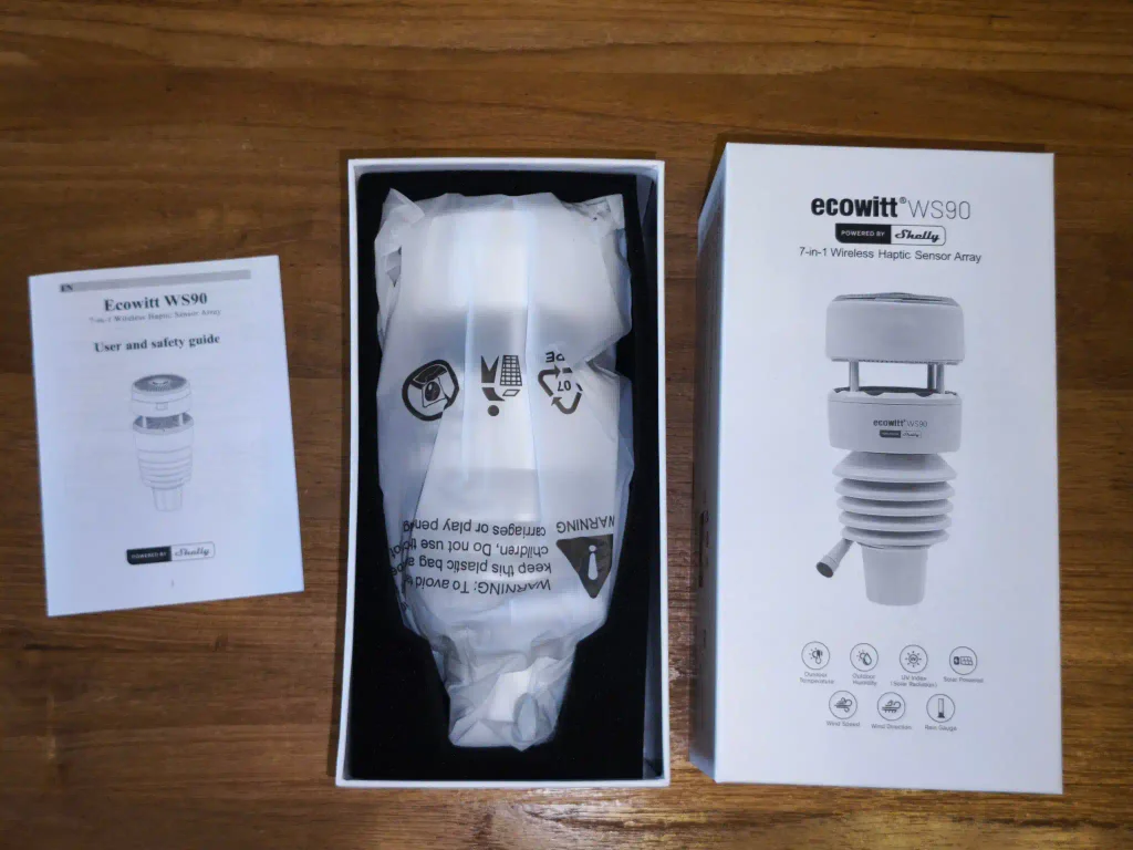 Tutoriel d'utilisation de la station météo Zigbee et Bluetooth Ecowitt WS90 par Shelly 11 Station meteo Shelly Ecowitt ws90 bluetooth zigbee 2048x1536 006